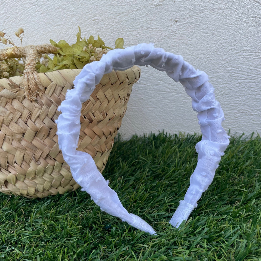 Diadema Plumeti Blanco
