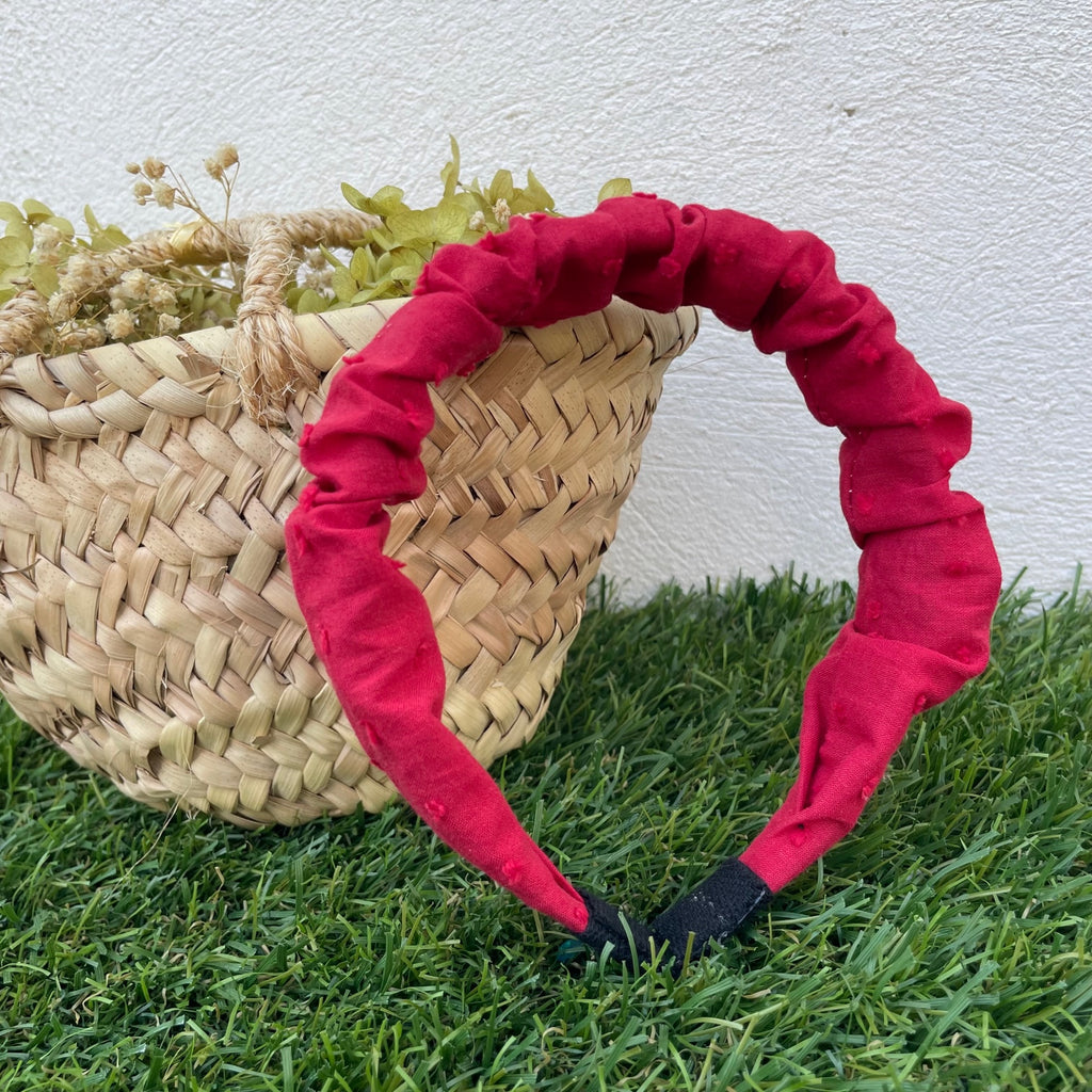 Diadema Plumeti Rojo