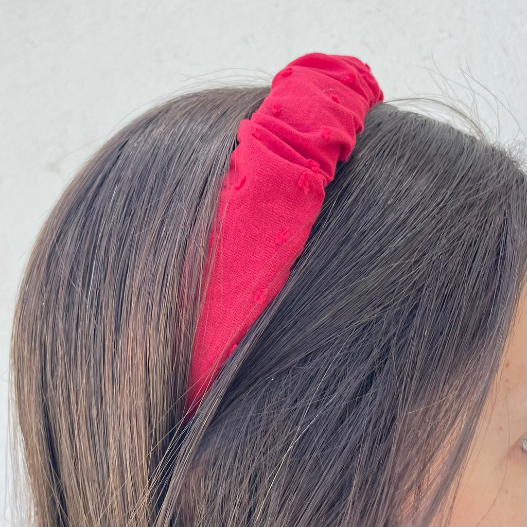 Diadema Plumeti Rojo