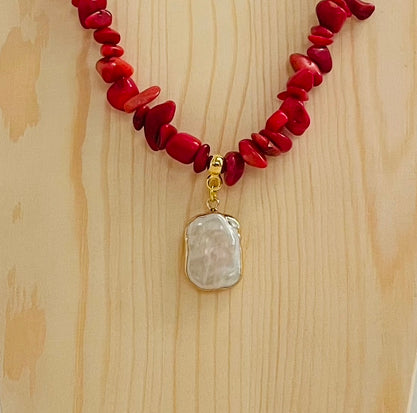 Collar Isabel Coral